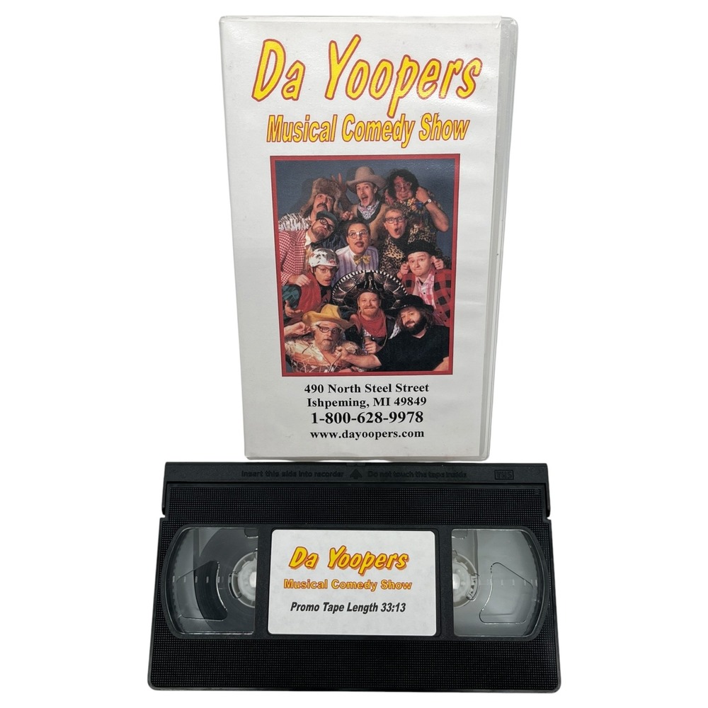 Da Yoopers Musical Comedy Show Promo VHS Tape Ishpeming Michigan Comedy 33:13